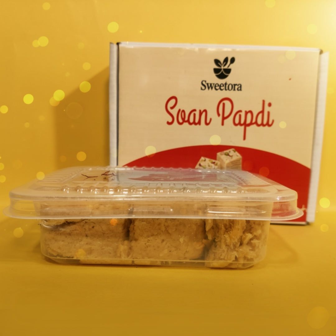 SweetOra Soan Papdi – Premium Indian Sweet Crafted for Pure Delight